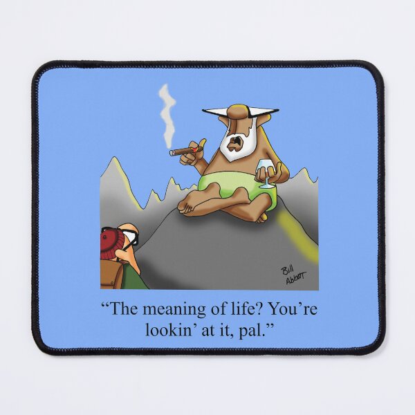 Item preview, Funny Meaning of Life Retirement Cartoon Sherpa Humor designed and sold by abbottoons.