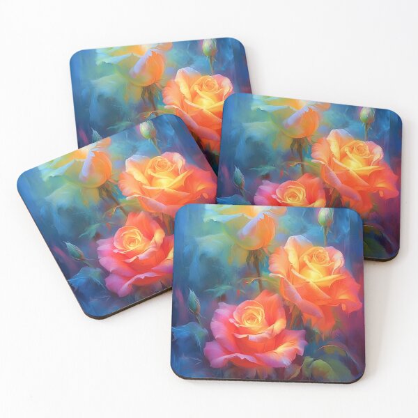 Item preview, Glowing Roses painting 1 designed and sold by Art by Lilia.