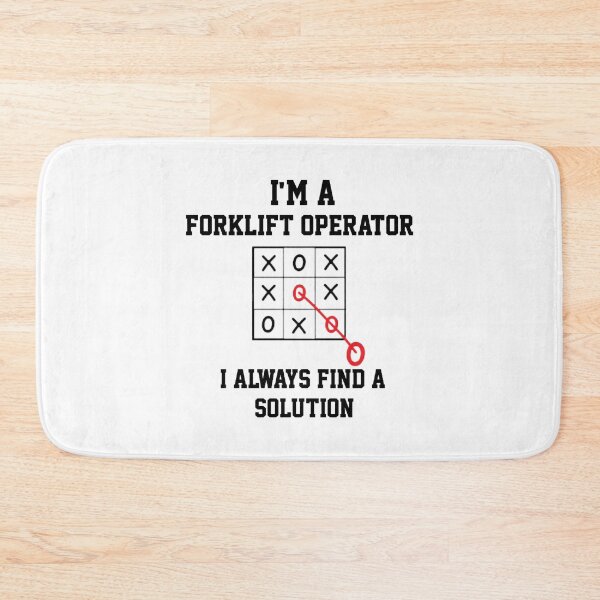 Item preview, Im A Forklift Operator I Always Find A Solution   designed and sold by DarkCatStore.