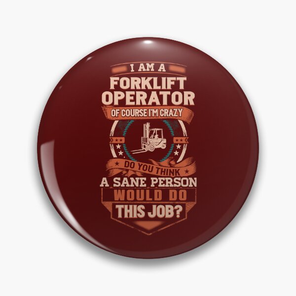 Item preview, Insane Forklift Operator Shirt  designed and sold by DarkCatStore.