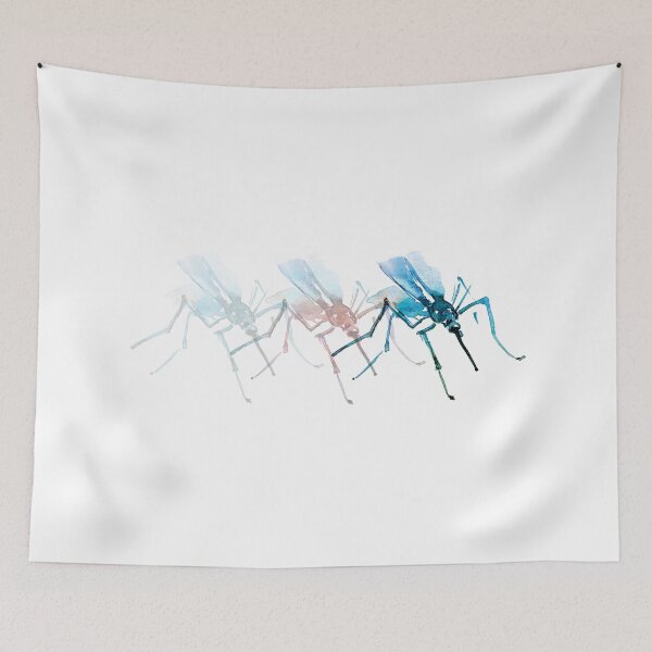 Item preview, Mosquitoes. Watercolor. designed and sold by Alexandra Iv..