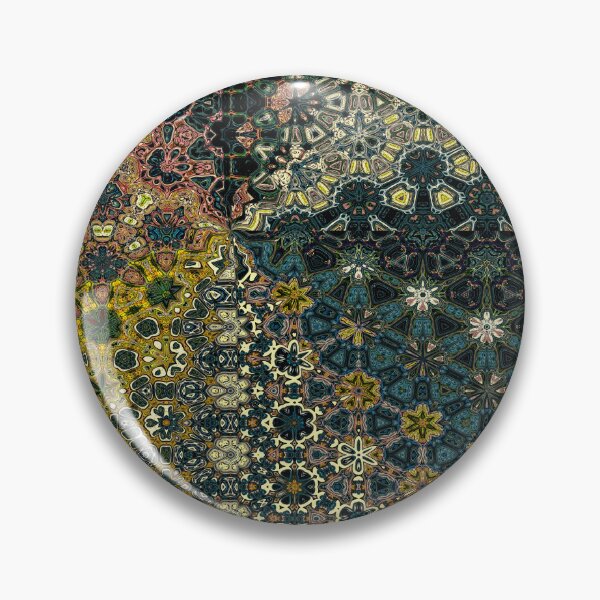 Artikelvorschau, Victorian Style Kaleidoscope Star Pattern in Rich Fabric Colours entworfen und verkauft von Trevor Hirst.
