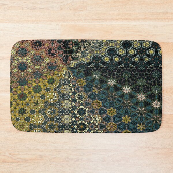 Artikelvorschau, Victorian Style Kaleidoscope Star Pattern in Rich Fabric Colours entworfen und verkauft von Trevor Hirst.