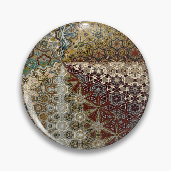 Artikelvorschau, Kaleidoscope Star Pattern in Rich Victorian Colours entworfen und verkauft von Trevor Hirst.