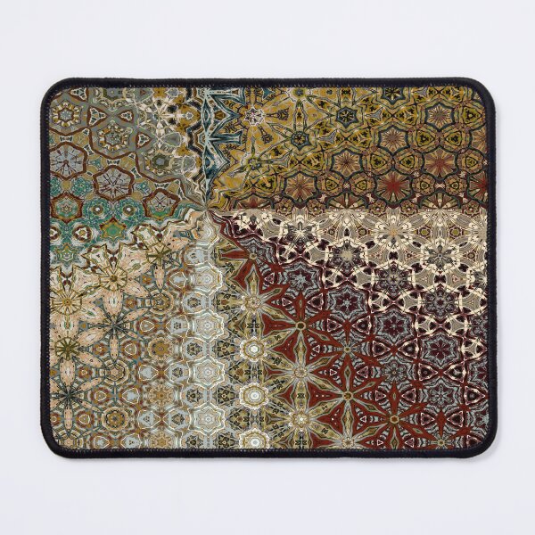 Item preview, Kaleidoscope Star Pattern in Rich Victorian Colours designed and sold by Trevor Hirst.