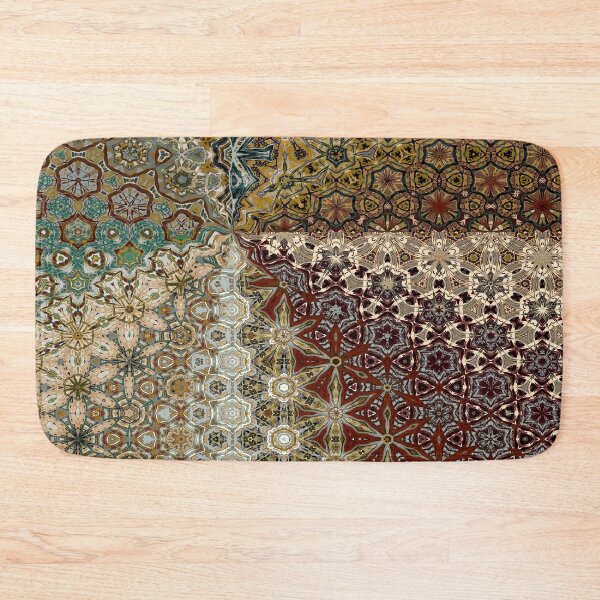 Artikelvorschau, Kaleidoscope Star Pattern in Rich Victorian Colours entworfen und verkauft von Trevor Hirst.