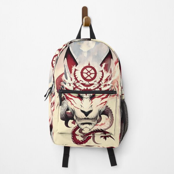 Item preview, Japanese demon mask designed and sold by Chantel Fourie.