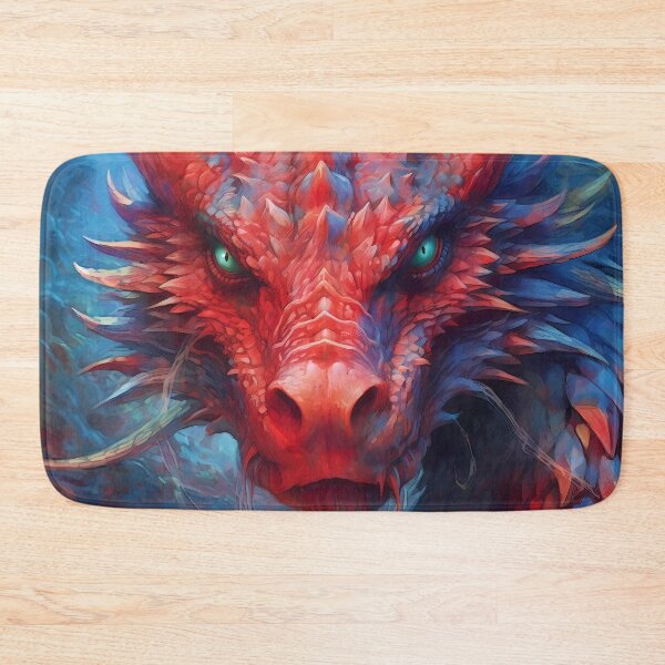 Item preview, Red dragon with piercing stare - Enchanting Encounter designed and sold by SweetWhiskers.