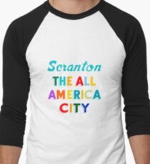 Scranton - The All America City Men's Baseball ¾ T-Shirt