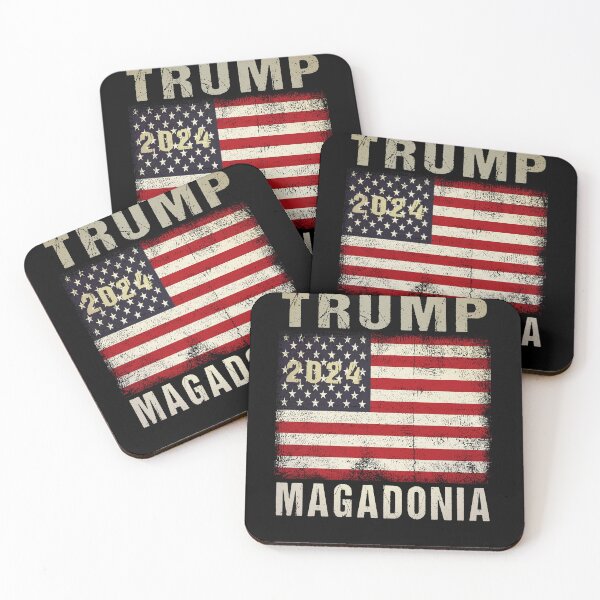 Aperçu de l'œuvre Magadonia Trump 2024 Supporter Magadonien créée et vendue par Blue-Cat-Eye.