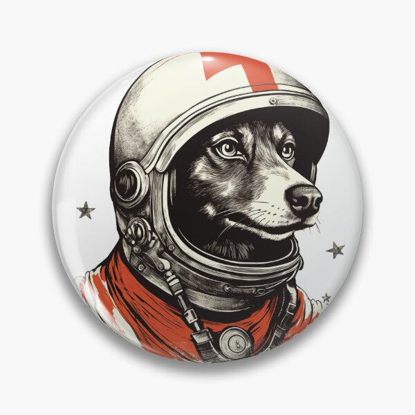 Item preview, Laika, space traveler designed and sold by leanestoboes.