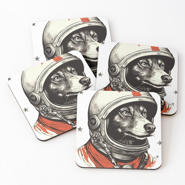 Item preview, Laika, space traveler designed and sold by leanestoboes.
