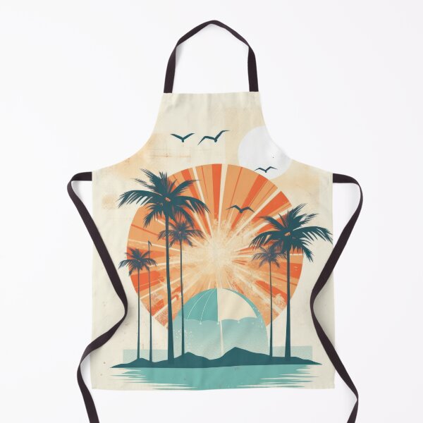 Item preview, Summer Vibes with palms and vintage sunset designed and sold by Sara-Design2.