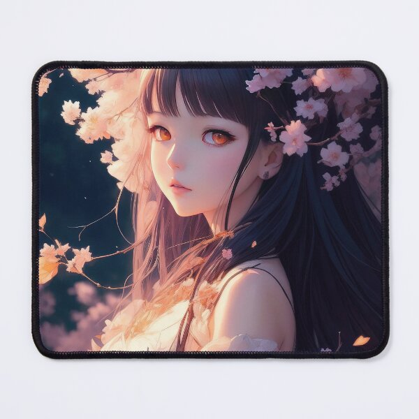 Item preview, Blossoming Beauty: Digital Artwork of a Woman amidst Cherry Blossoms designed and sold by Biskit222.