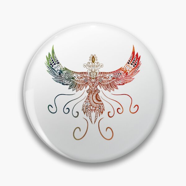 Item preview, phoenix mandala , colorful designed and sold by DeluxBee.