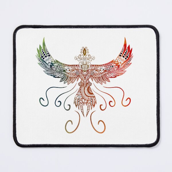 Item preview, phoenix mandala , colorful designed and sold by DeluxBee.