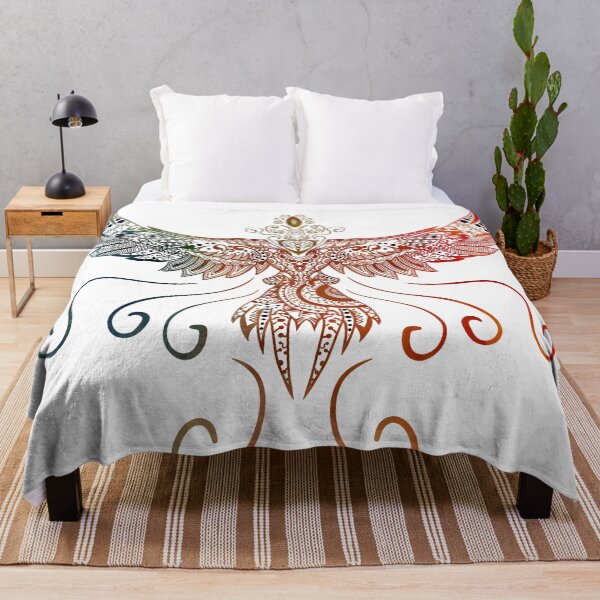 Item preview, phoenix mandala , colorful designed and sold by DeluxBee.