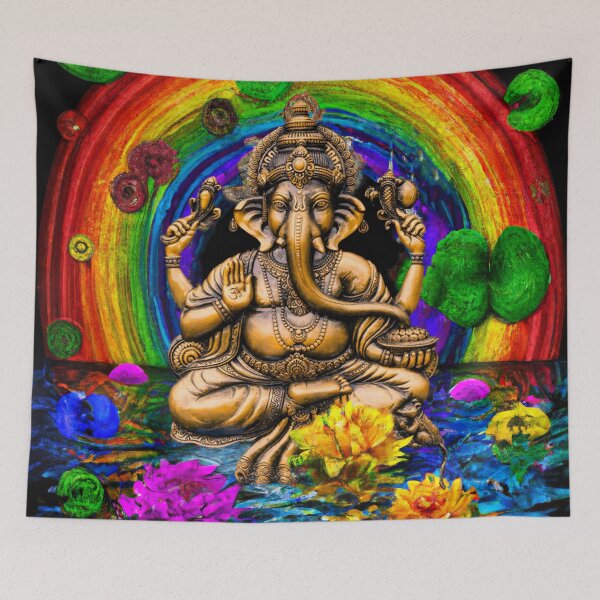 Item preview, Rainbow Ganesha designed and sold by MSRART.