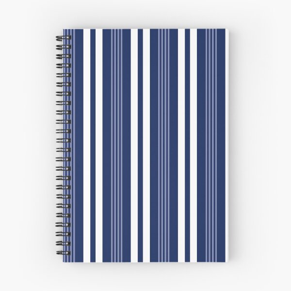 Item preview, Hamptons Blue White Preppy Stripes Pattern designed and sold by HotHibiscus.