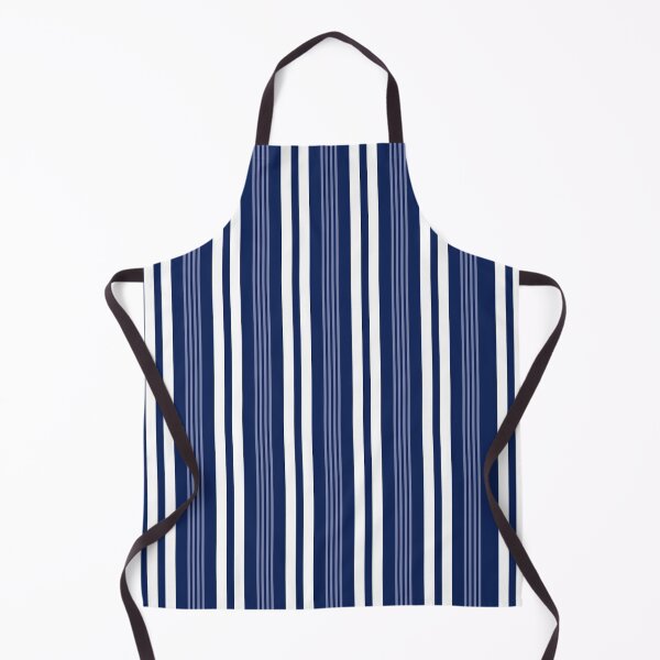 Item preview, Hamptons Blue White Preppy Stripes Pattern designed and sold by HotHibiscus.