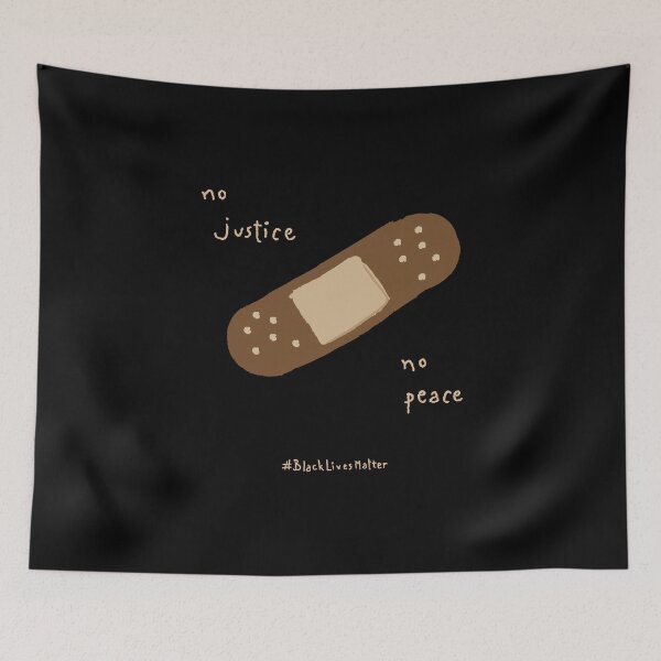 Item preview, No justice, no peace. Anti-racism protest art. designed and sold by paulo silveira.