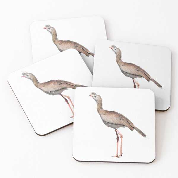 Item preview, Red Legged Seriema aka Cariama aka Crested Seriema designed and sold by Louise-Mae.