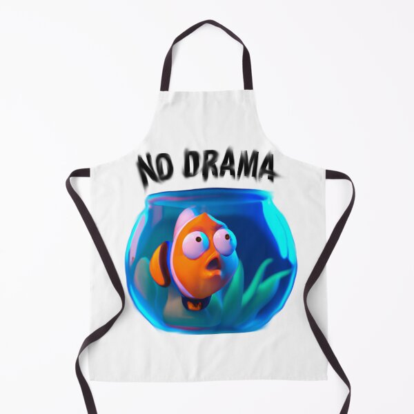 Item preview, No drama - cute fish designed and sold by Ball-and-Match.
