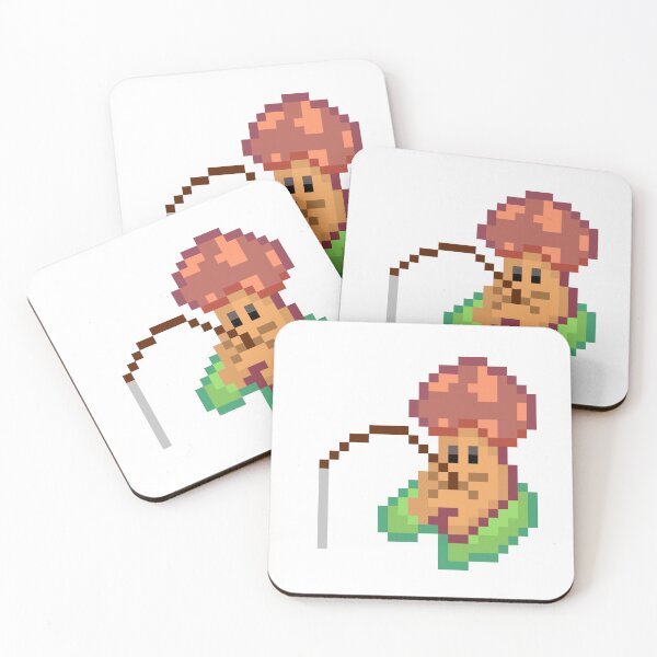 Artikelvorschau, Niedlicher Pixel-Art-Angelpilz entworfen und verkauft von LilComfyFella.