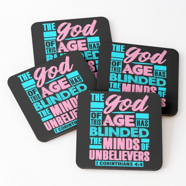 Item preview, 2 Corinthians 4:4 The god Of This Age Has Blinded The Minds Of Unbelievers designed and sold by plushism.
