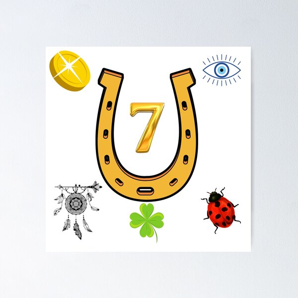 Item preview, Lucky 7 symbols , protection, lucky, symbol  designed and sold by Lucky 777.