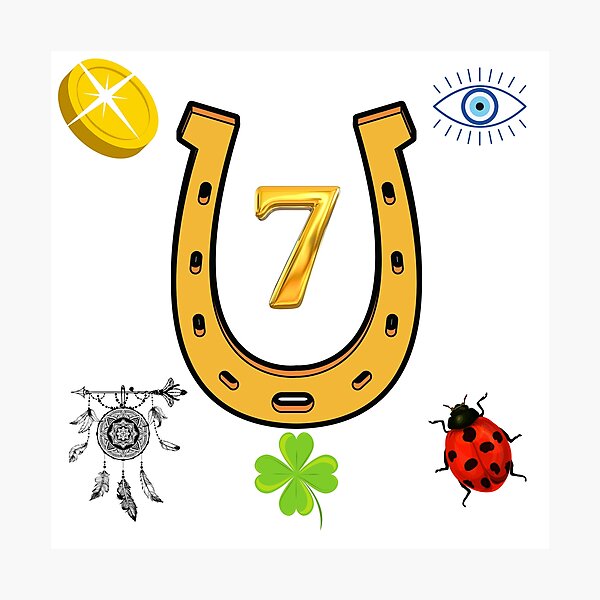 Item preview, Lucky 7 symbols , protection, lucky, symbol  designed and sold by Lucky 777.