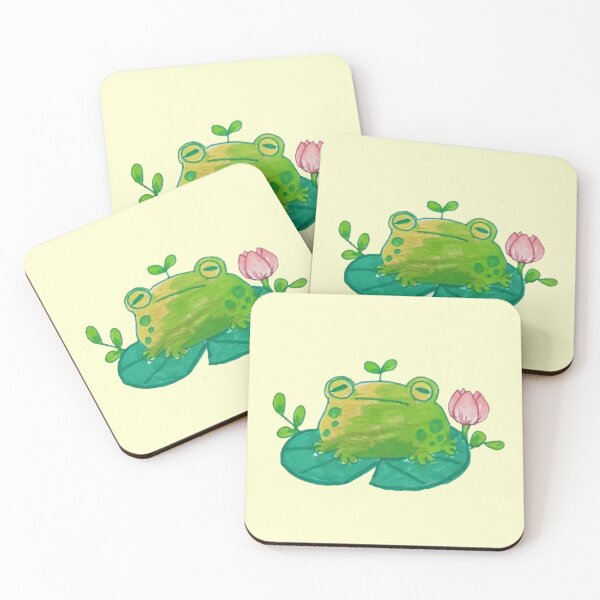 Item preview, Cute frog smiling  designed and sold by Mayarart.