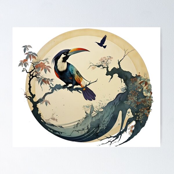 Item preview, Toucan Enso designed and sold by CalyCollab.