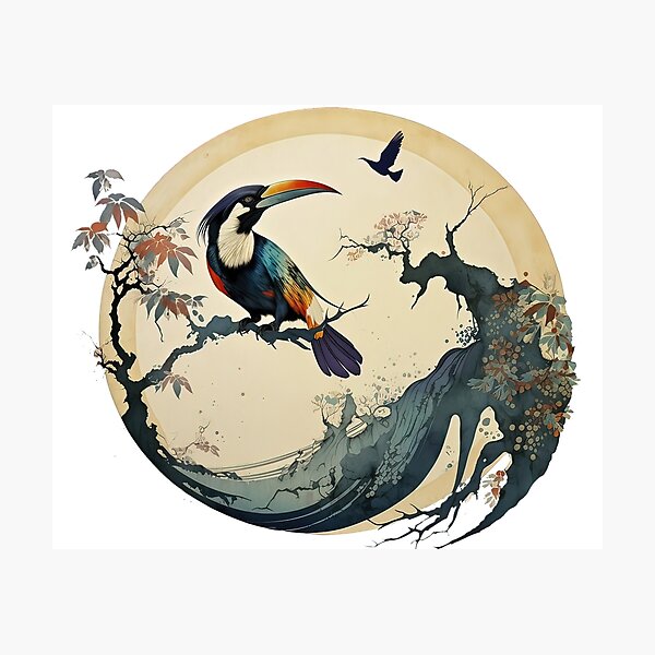 Item preview, Toucan Enso designed and sold by CalyCollab.
