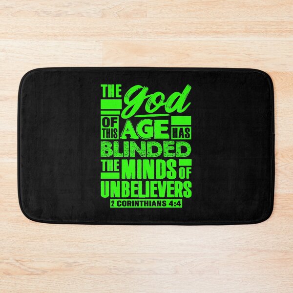 Item preview, 2 Corinthians 4:4 The god Of This Age Has Blinded The Minds Of Unbelievers designed and sold by plushism.