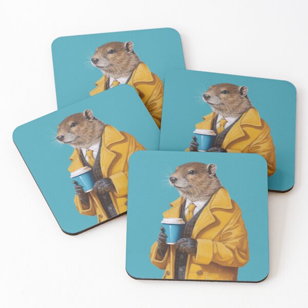 Item preview, Beaver Holding Coffee designed and sold by MajesticBeasts.