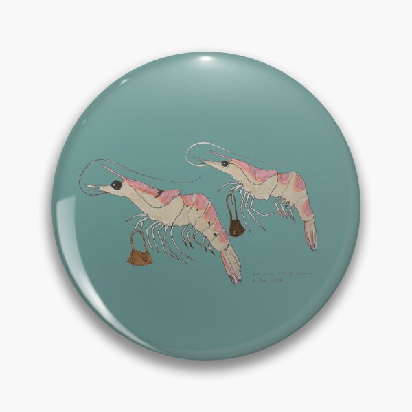 Item preview, two lady shrimp running to the store designed and sold by Ola Lorens.