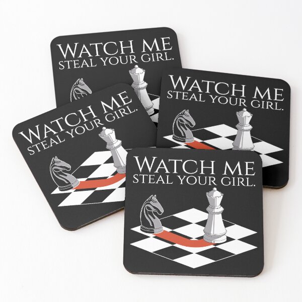 Item preview, Funny Chess Player - Watch Me Steal Your Girl designed and sold by Styrman.