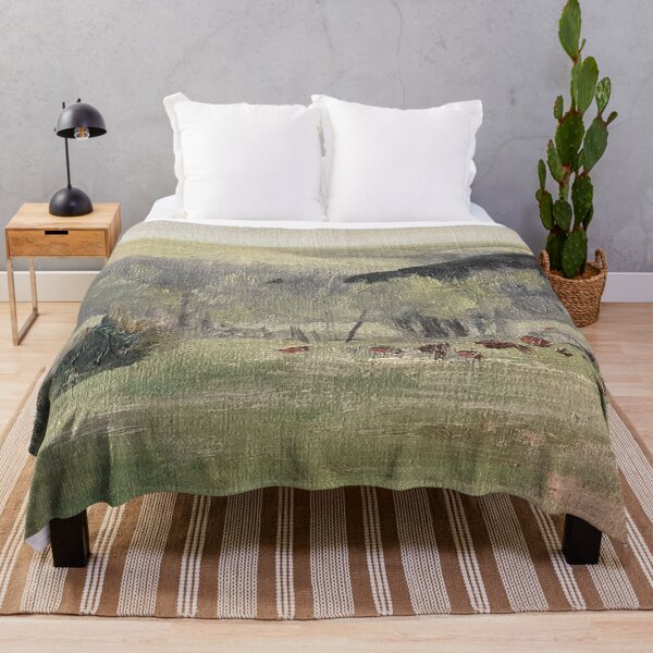 Artikelvorschau, Minimalistische Vintage-Kansas-Landschaft, Grünton-Druck entworfen und verkauft von GalleryDigitals.
