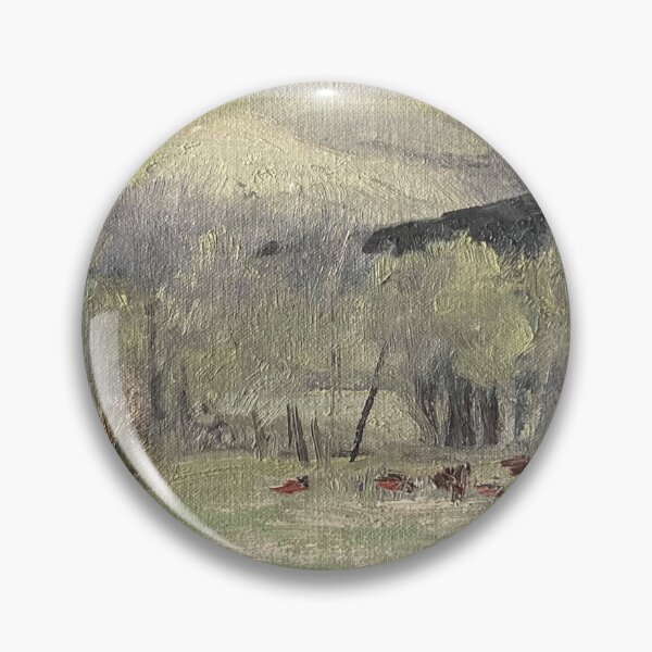 Artikelvorschau, Minimalistische Vintage-Kansas-Landschaft, Grünton-Druck entworfen und verkauft von GalleryDigitals.