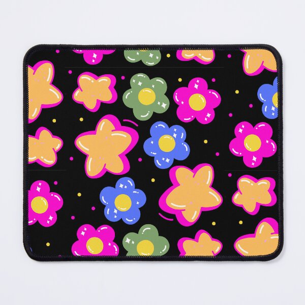 Item preview, Children Star and Flowers Imprinted Artwork designed and sold by Lov Verman.
