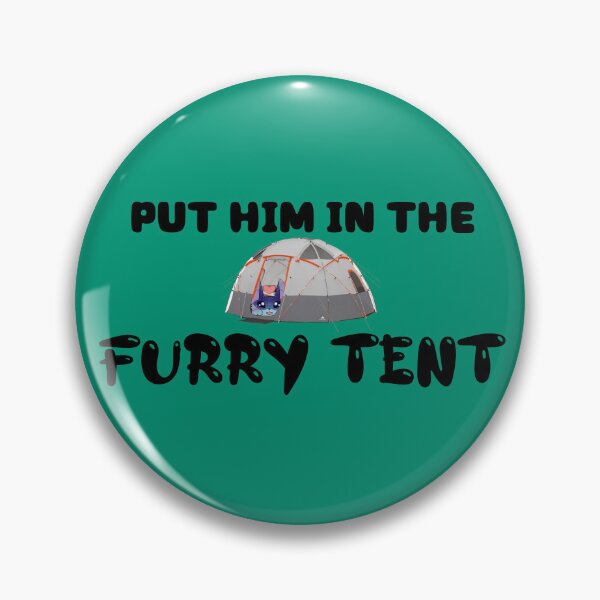 Item preview, Furry Tent Turquoise designed and sold by PackWaifuDesign.