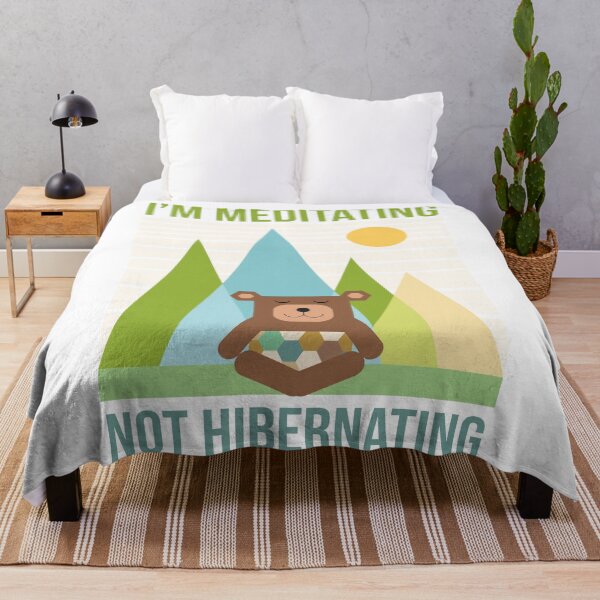 Item preview, I'm meditating, not hibernating bear, cute animal, zen designed and sold by cute-tees.