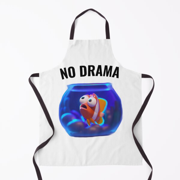 Item preview, No drama - cute fish designed and sold by Ball-and-Match.
