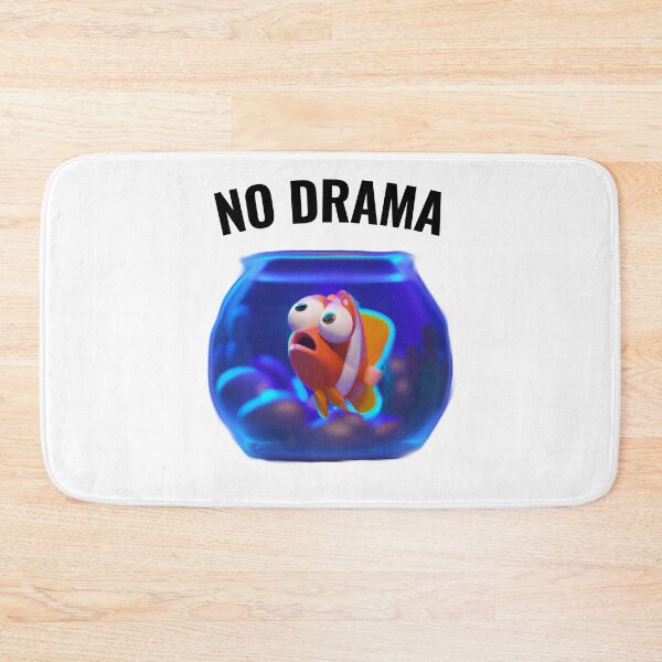 Item preview, No drama - cute fish designed and sold by Ball-and-Match.