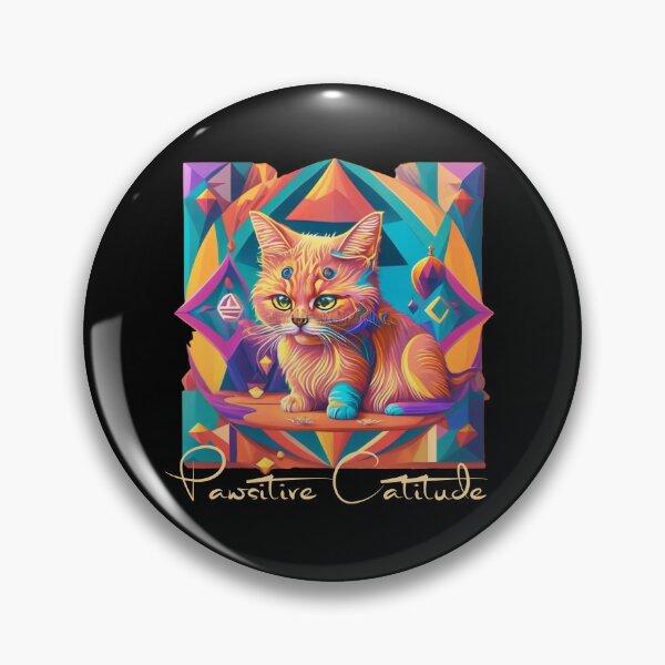 Item preview, Pawsitive Catitude designed and sold by SalxSal.