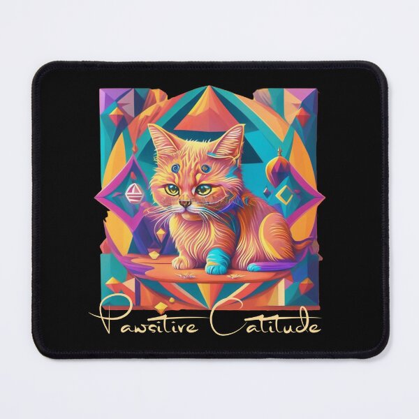 Item preview, Pawsitive Catitude designed and sold by SalxSal.