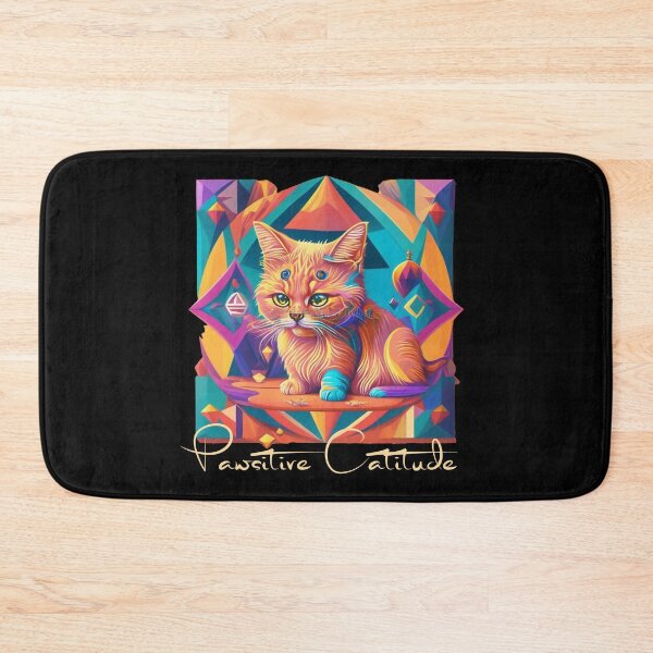 Item preview, Pawsitive Catitude designed and sold by SalxSal.