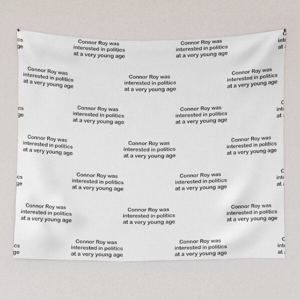Item preview, Connor Roy was interested in politics at a very young age(1) designed and sold by farleylovell.