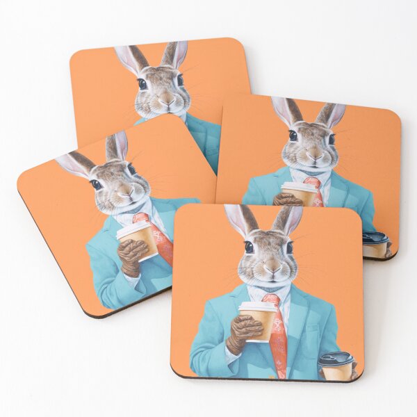 Item preview, Rabbit Holding Coffee designed and sold by MajesticBeasts.